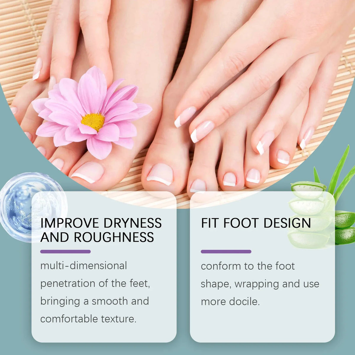 Exfoliating Foot Mask – Remove Dead Skin & Calluses 5-Pack