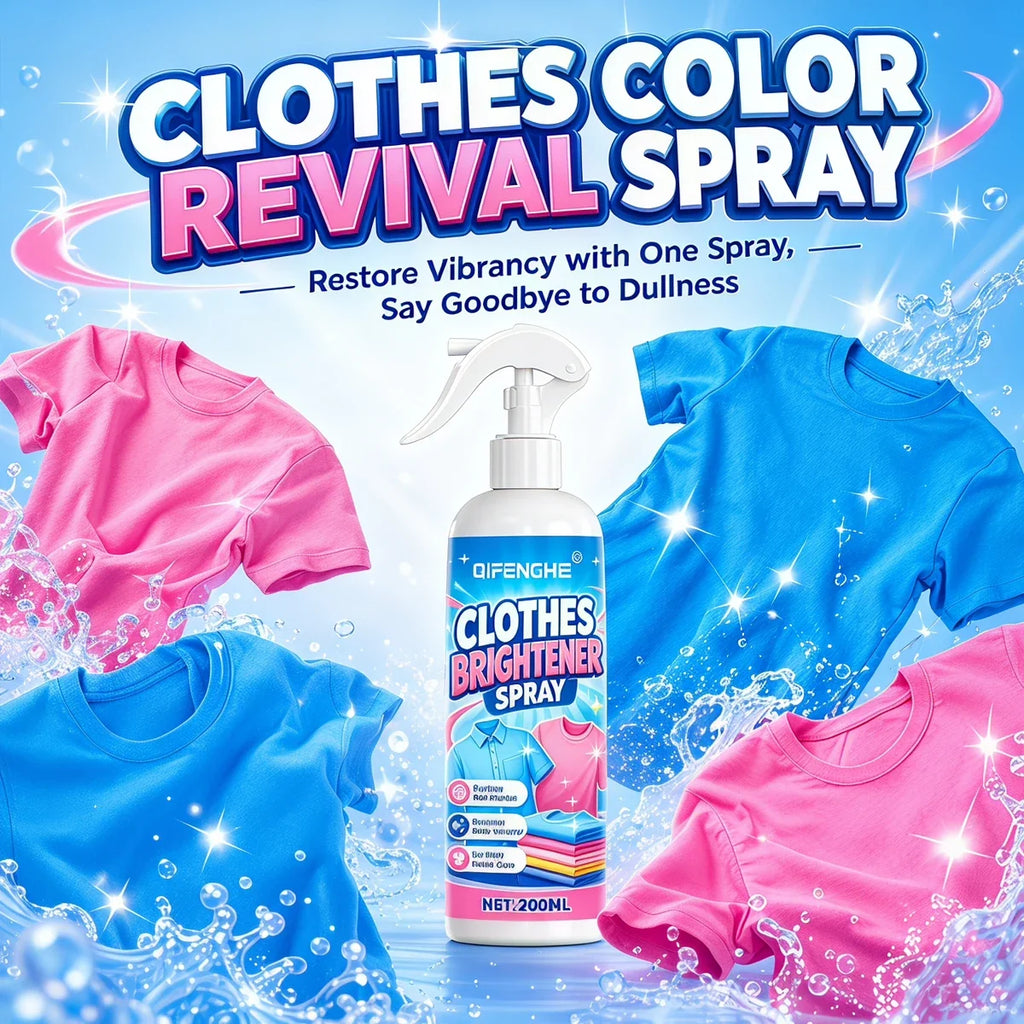 QIFENGHE Fabric Color Restorer Spray – Revive Faded Clothes