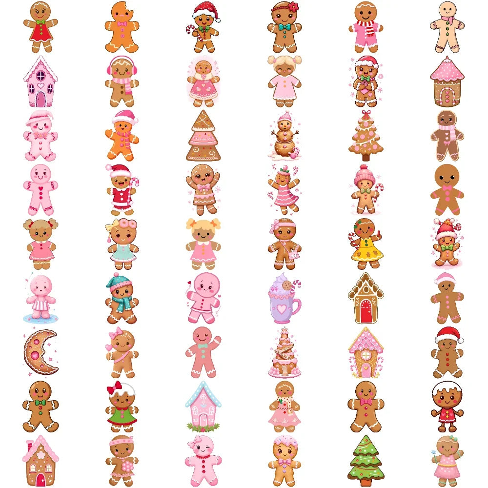 54pcs Christmas Temporary Tattoos – Waterproof Festive Stickers
