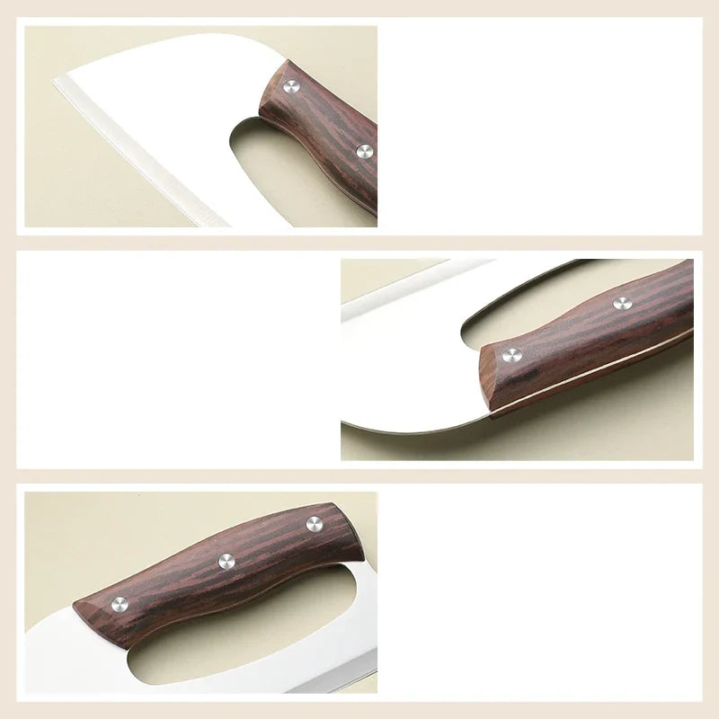 SHENJIU Forged Stainless Steel Chef's Cleaver Knife 20.3cm