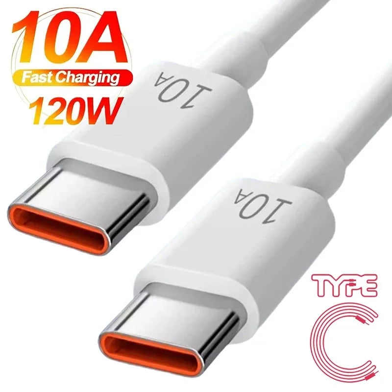 120W USB-C to USB-C Fast Charging Cable 10A PD | 5 Lengths