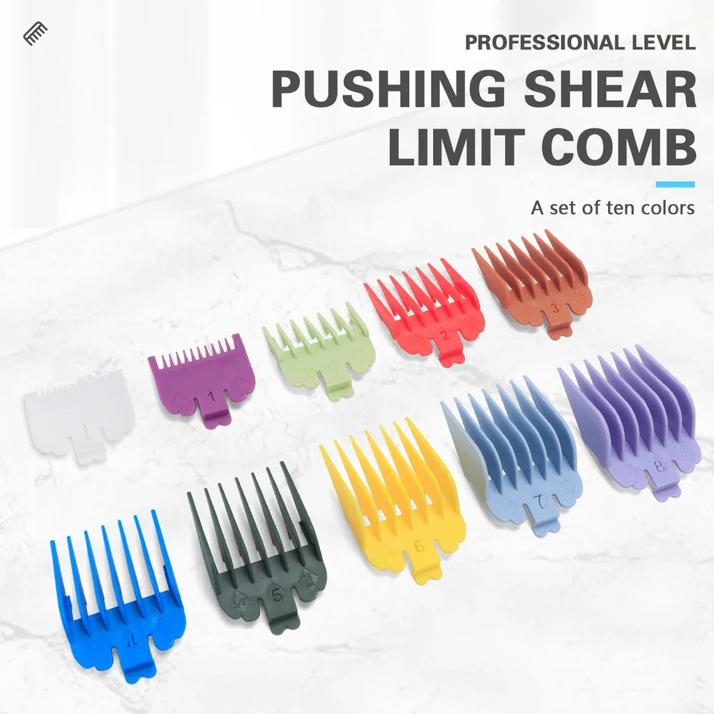 10-Piece Universal Hair Clipper Guard Comb Replacement Set