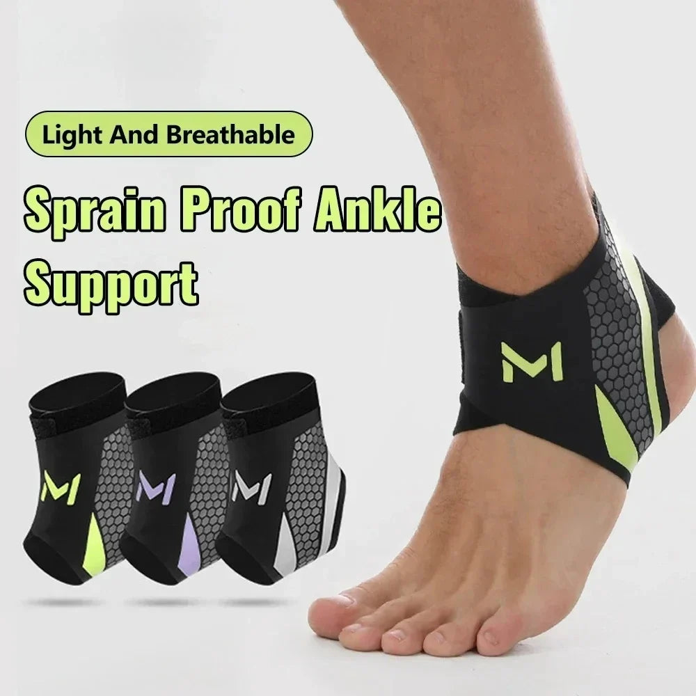 Adjustable Compression Ankle Brace | Sports Support Breathable