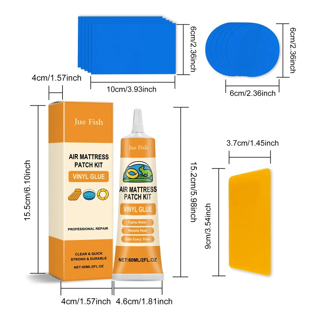 60ml Inflatable Mattress Repair Kit | Waterproof Patch Adhesive