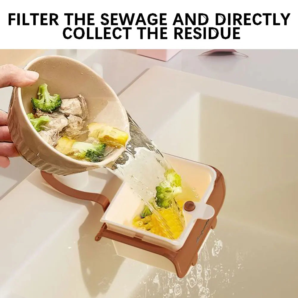 Hangable Sink Strainer Basket | Touch-Free Food Catcher