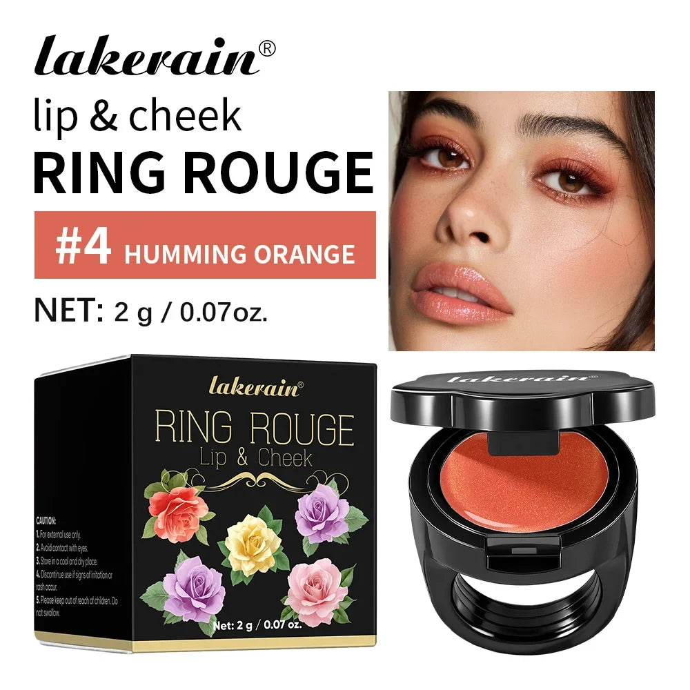 Ring Lipstick Lip & Cheek Color – Jewelry Design, 4 Shades