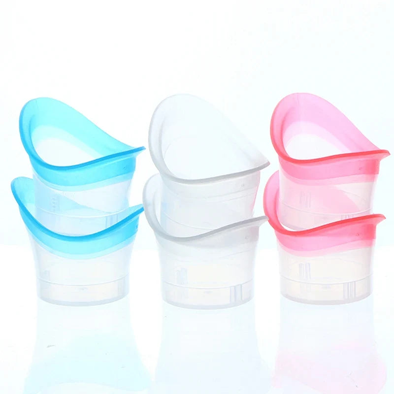 Silicone Eye Wash Cups 2 Pack – Reusable Soft Eye Bath Cup
