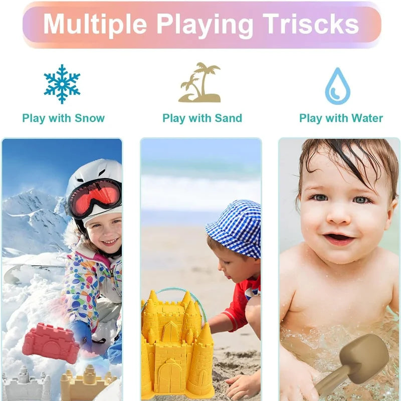 Kids Beach Sand Castle Toy Set – Outdoor Sand Play Tools