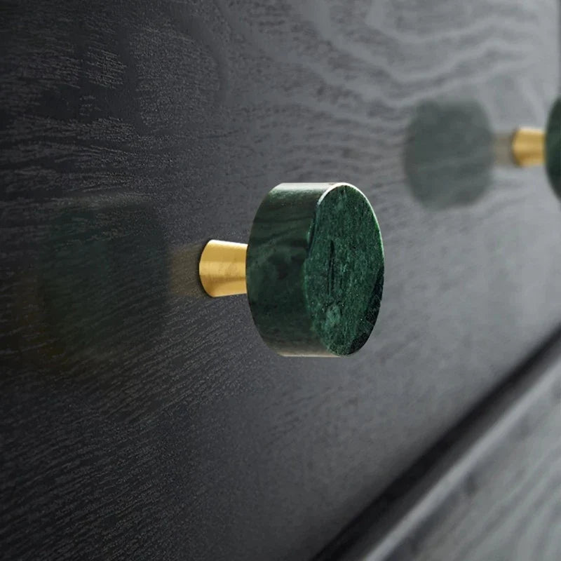 Marble Brass Cabinet Knobs & Round Drawer Pulls – Modern Style