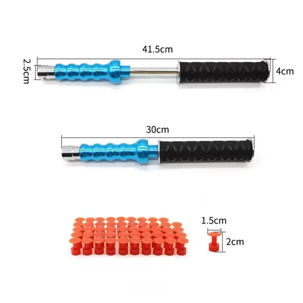 No Paint Bodywork Dent Repair PDR Hail Puller Hammer Metal Tabs Car
