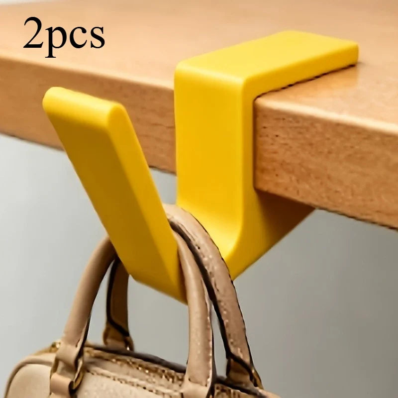 No-Drill Desk Hook – Desktop Bag Hanger & Hanging Clip