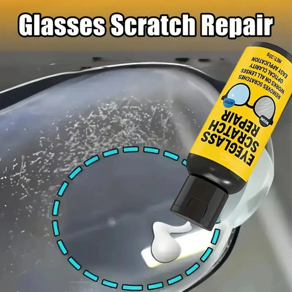 Sunglasses Cleaner Glasses Scratch Remover Polishing Eyeglass Lens