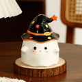 Halloween Ceramic Coffee Mug with Lid | Quirky Bone China Cup