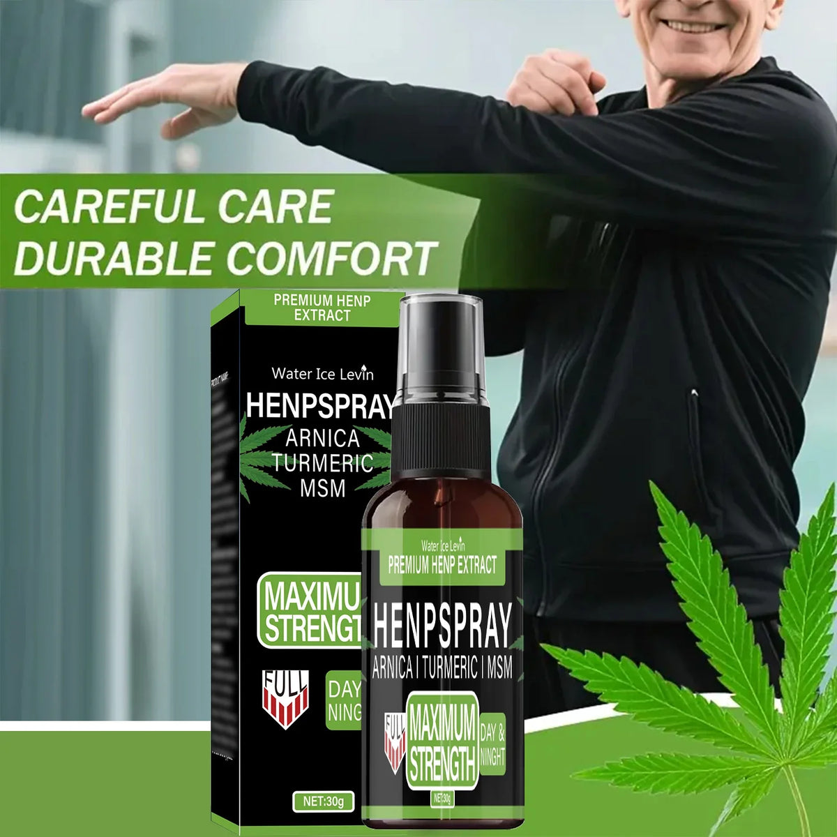 Hemp Extract Cream with Arnica, Turmeric & MSM | Skin Care