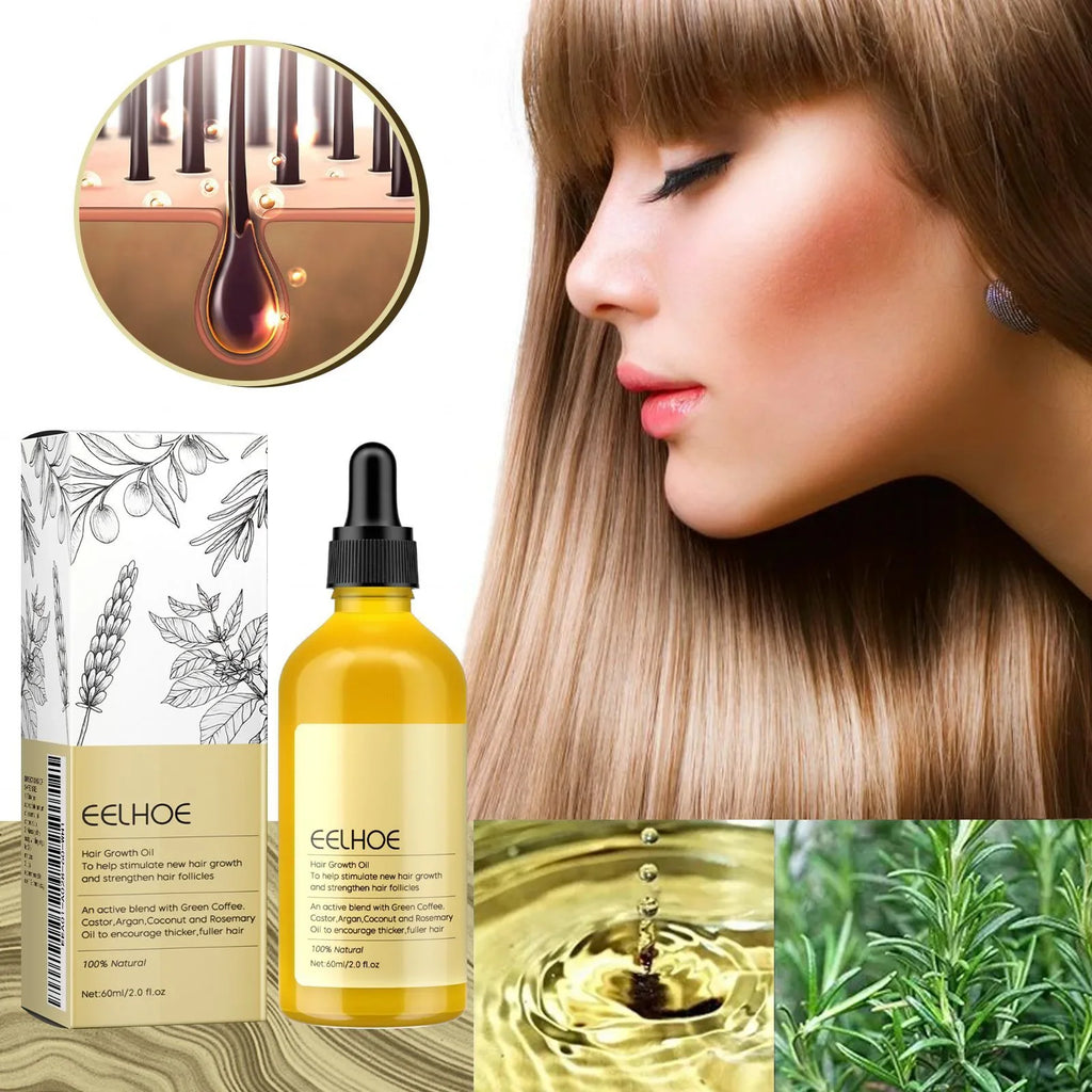 Rosemary & Lavender Hair Growth Oil – Anti Hair Loss 60ml