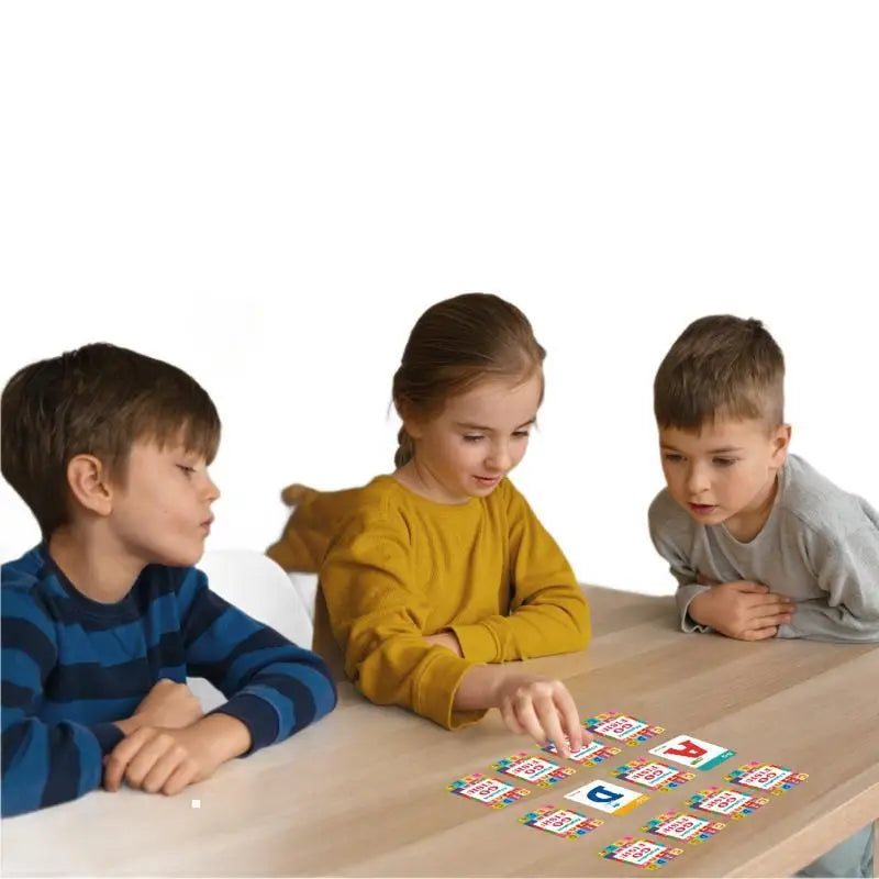 Bview Art 52 Sheets Alphabet Go Fish Card Game ABC Letter Matching