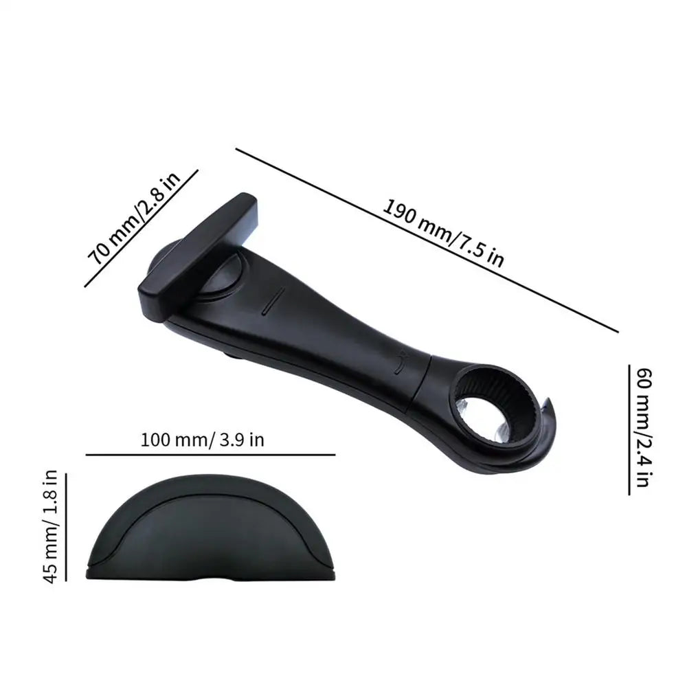 4-in-1 Manual Can Opener with Anti-Slip Ergonomic Handle