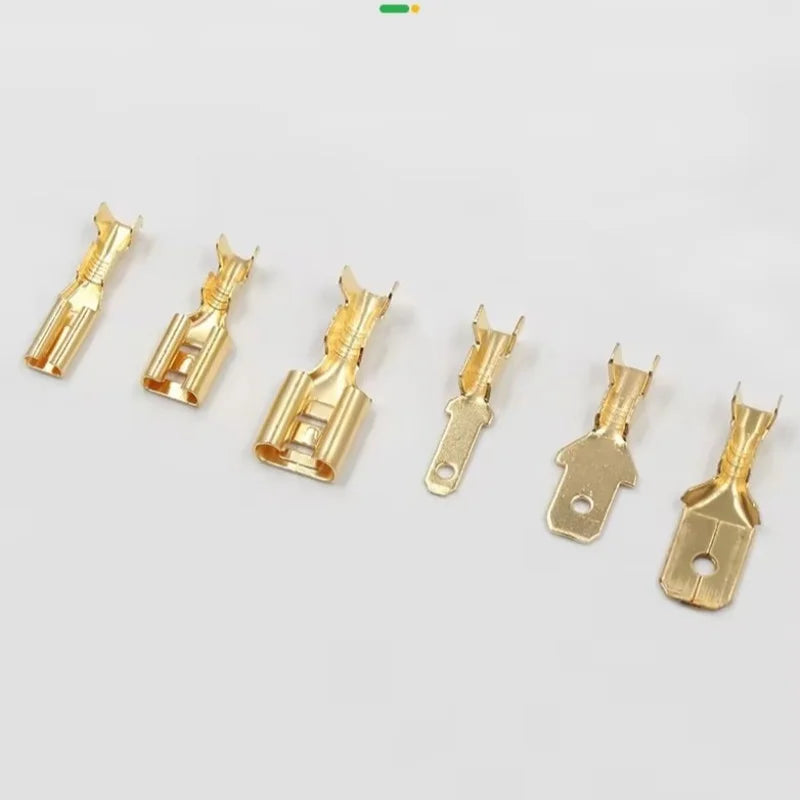 270PCS Insulated Crimp Terminal Kit – Spade Connectors 2.8–6.3mm