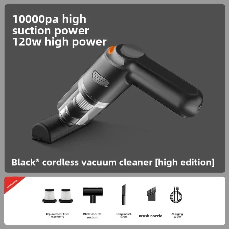 Wireless Handheld Vacuum 10000Pa 120W – Car, Home & Pet Hair
