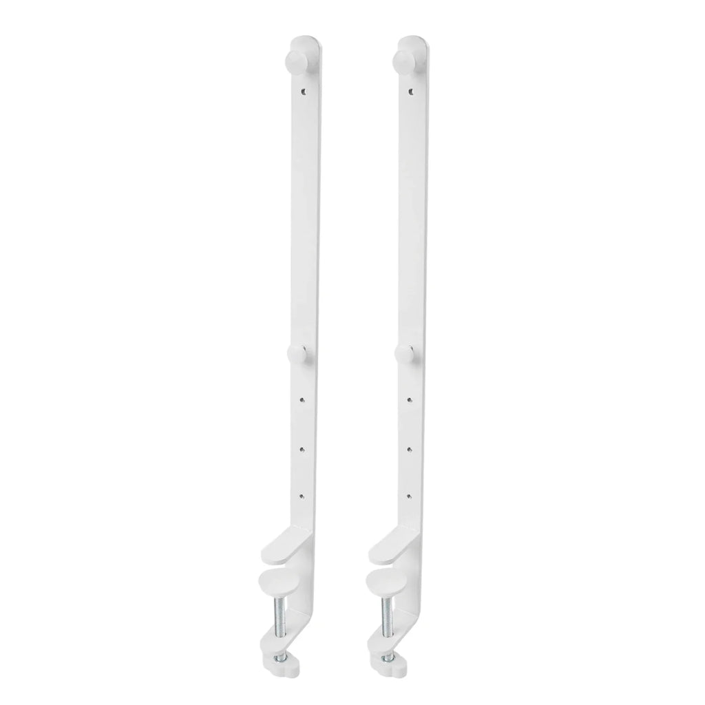 2-Pack Desk Clamp Pegboard Bracket – 41.5cm, Fits 1–5.5cm Desks