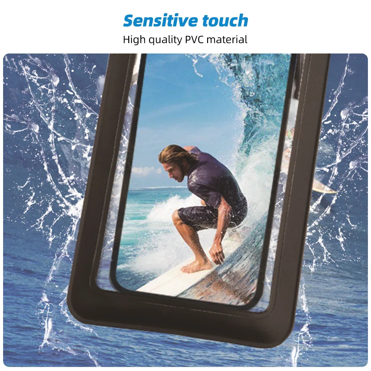 IPX8 Waterproof Phone Pouch – Dry Bag for iPhone 16 & Beach