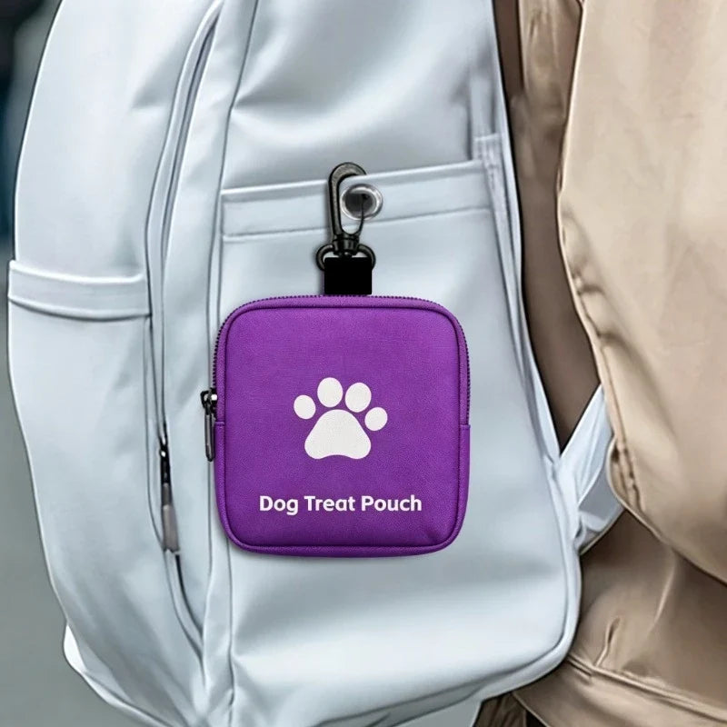 Dog Training Treat Bag – Portable Zippered Spill-Proof Pouch