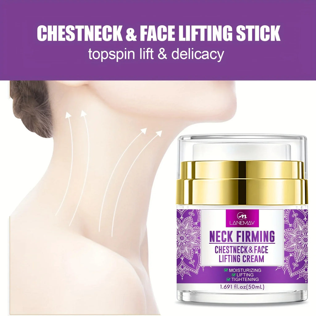 Neck Firming Cream – Hyaluronic Acid, Peptides & Collagen