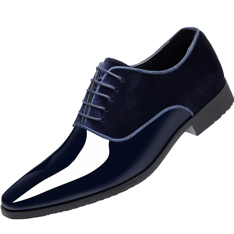 YBQJOO Men's Oxford Dress Shoes – Lace-Up Business & Wedding