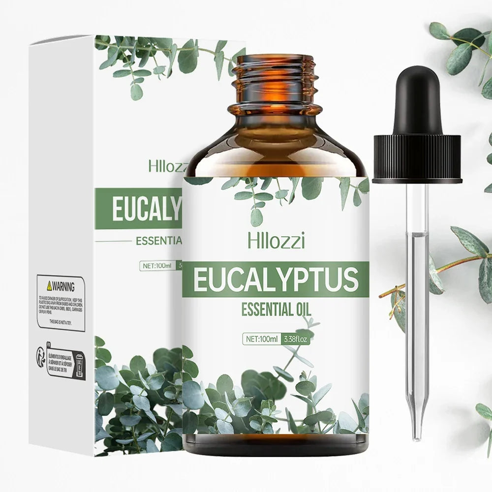 Hllozzi Pure Eucalyptus Essential Oil | Aromatherapy Diffuser