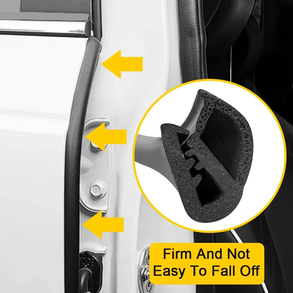 B Pillar EPDM Rubber Seal Strip | 2M Car Door Weatherstrip