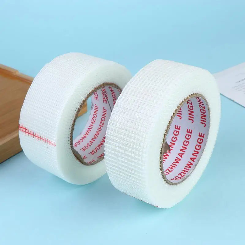 2 Roll 30M Glass Fiber Self-adhesive Mesh Tape Wall Crack Repair