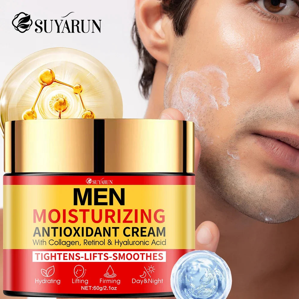 SUYARUN Men's Firming Face Cream – Oil-Free & Hydrating