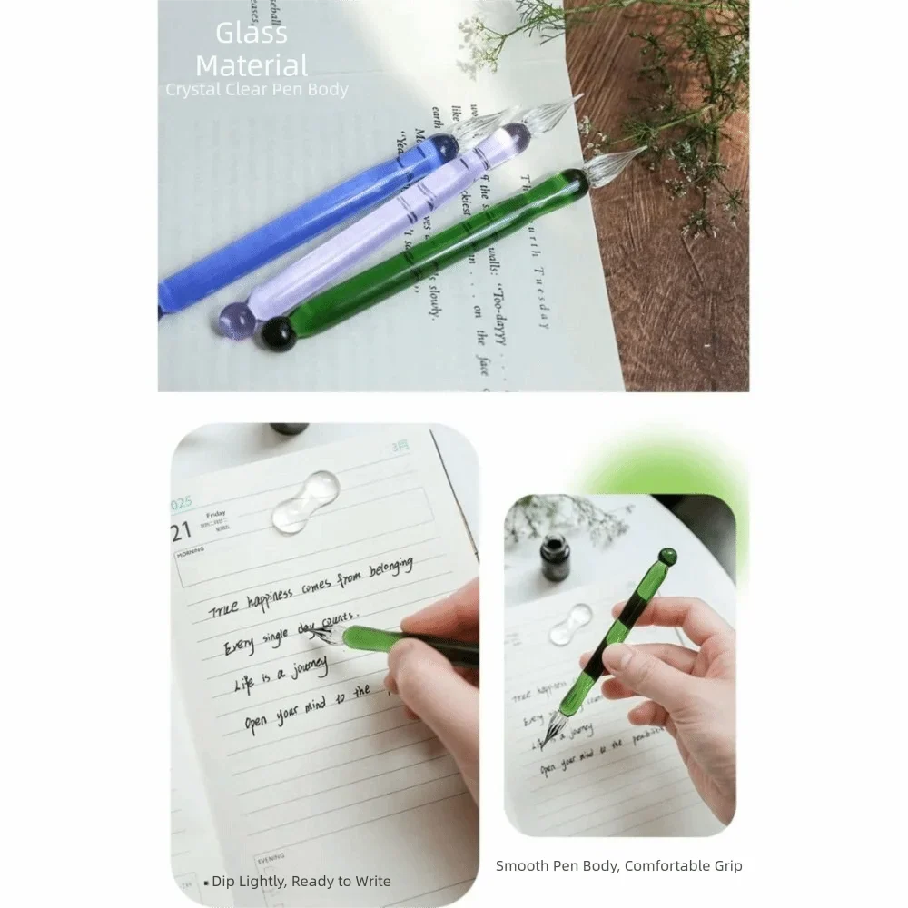 Transparent Glass Dip Pen – Calligraphy & Art Writing Pen