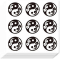 Self-Adhesive Decorative Stickers – 180 Sheets, 20 Designs