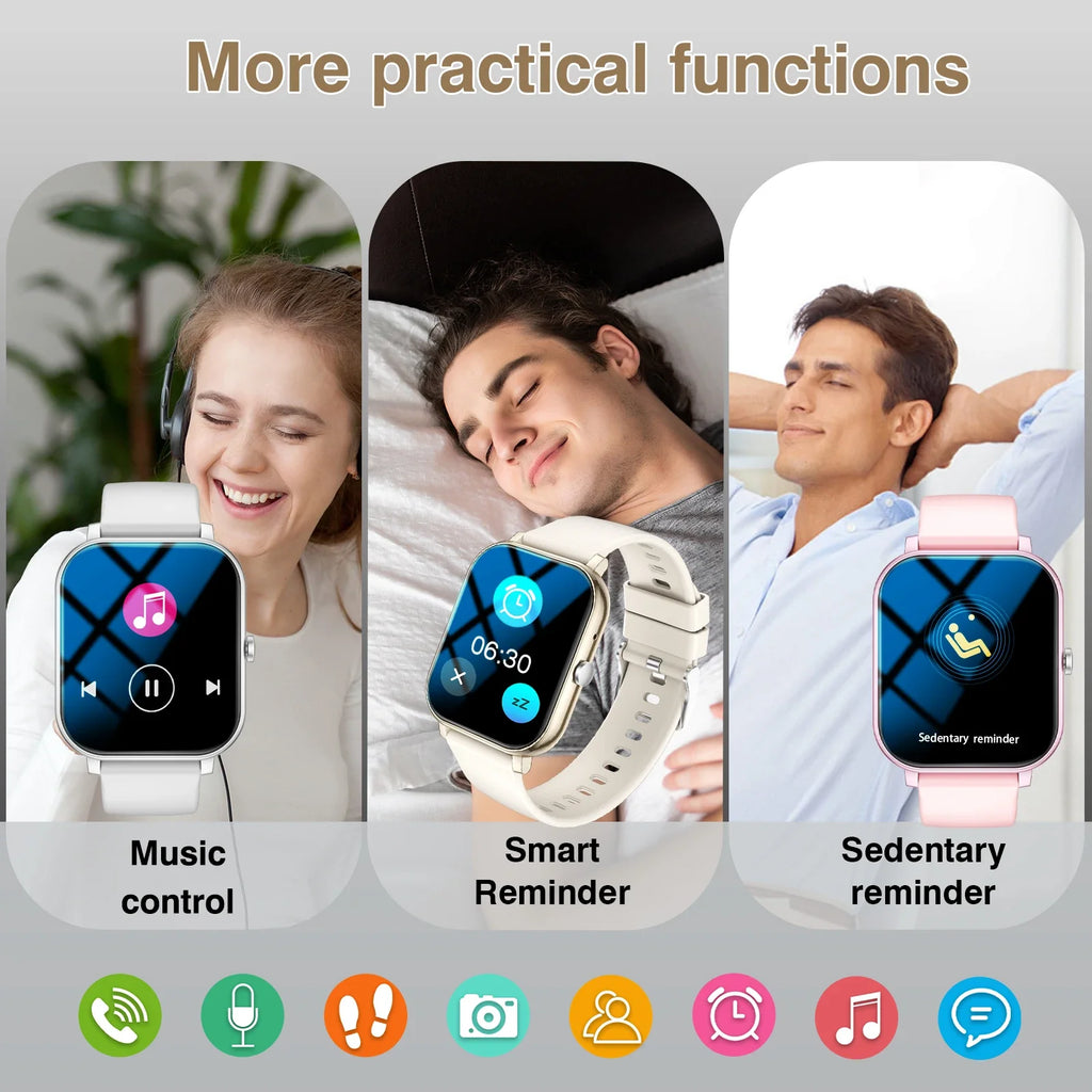 LOMAXFR 1.83" HD Smartwatch – BT Calling & Sports Tracking