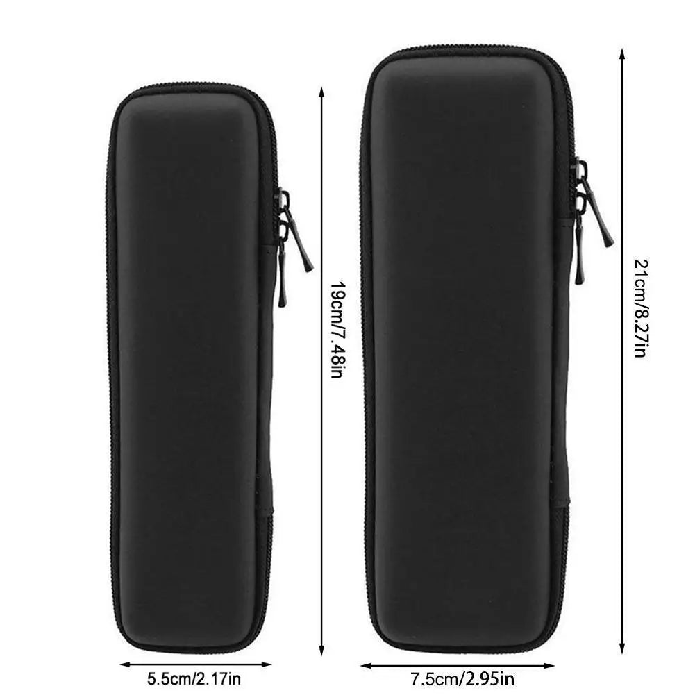 Black EVA Hard Shell Pencil Case – Stylus & Pen Organizer