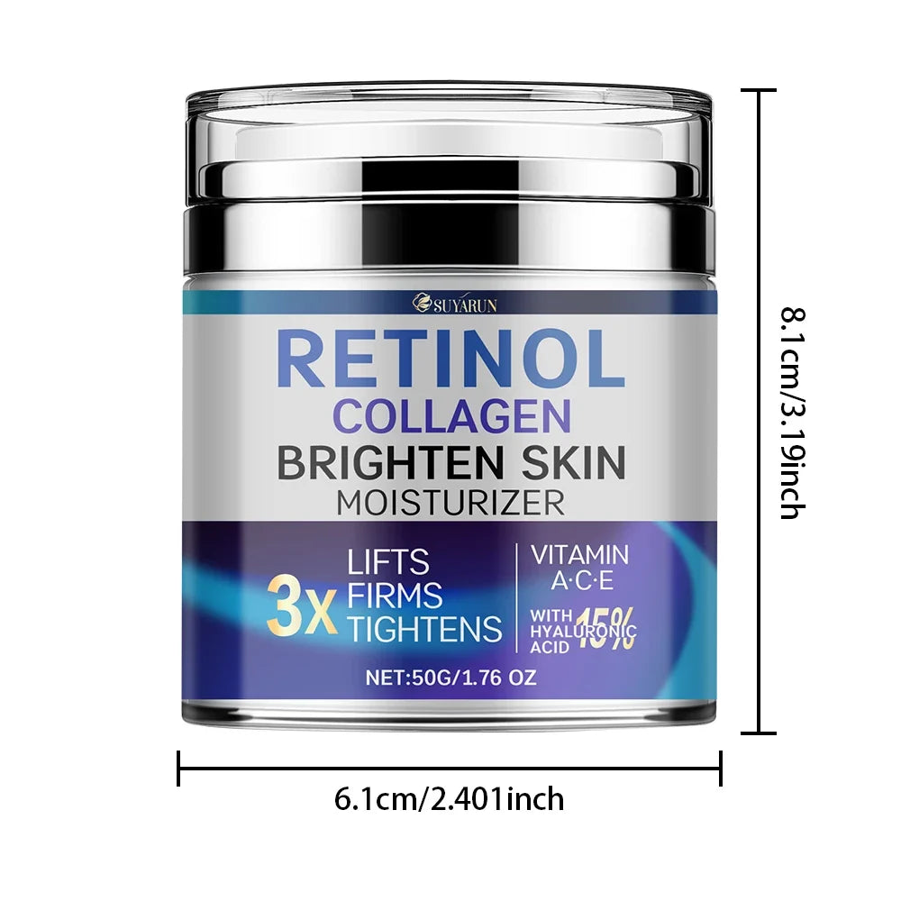 SUYARUN Retinol & Collagen Face Cream – Anti-Aging Moisturizer