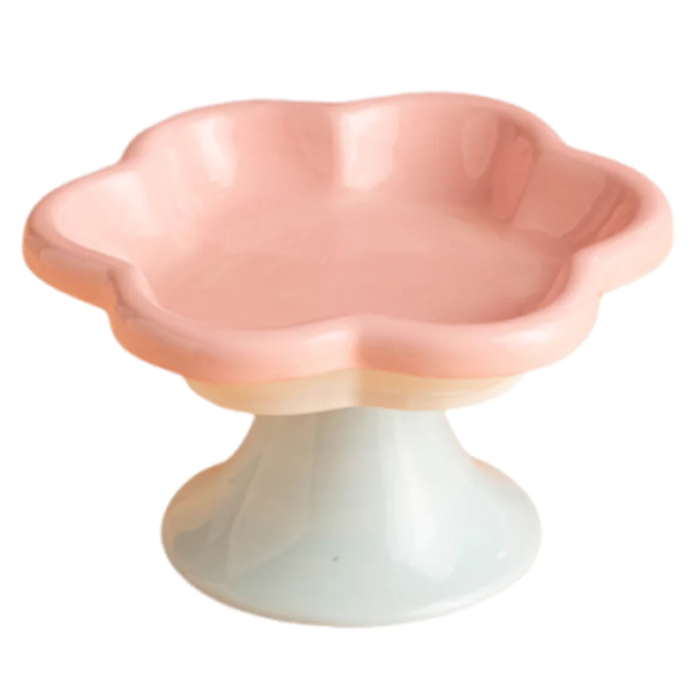 Elevated Ceramic Cat Bowl | Non-Slip Anti-Tip Raised Feeder