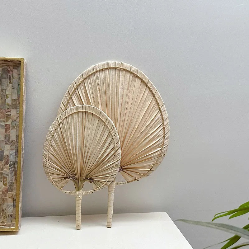 Chinese Pure Hand Woven Craft Fan Summer Mosquito Repellent Natural