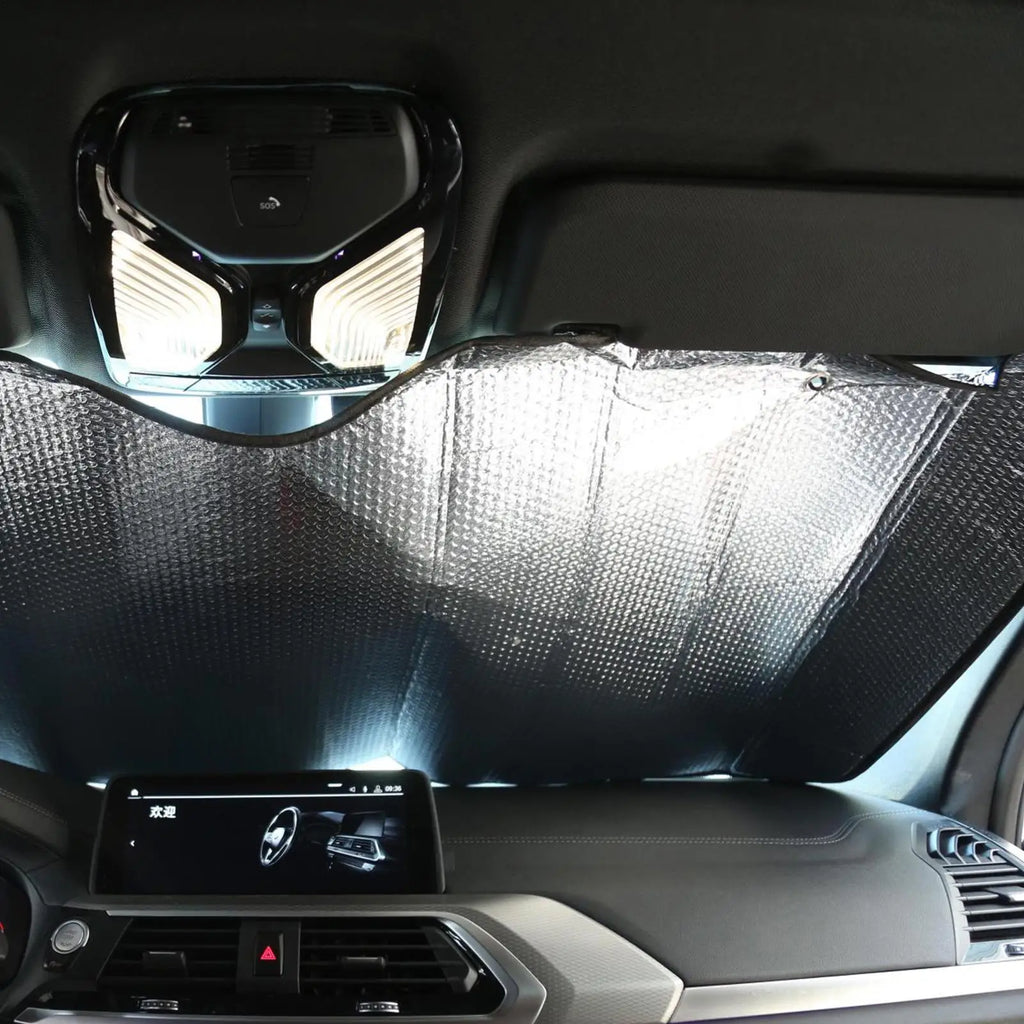Truck Windshield Sun Shade Foldable UV Block Cover 220x80cm
