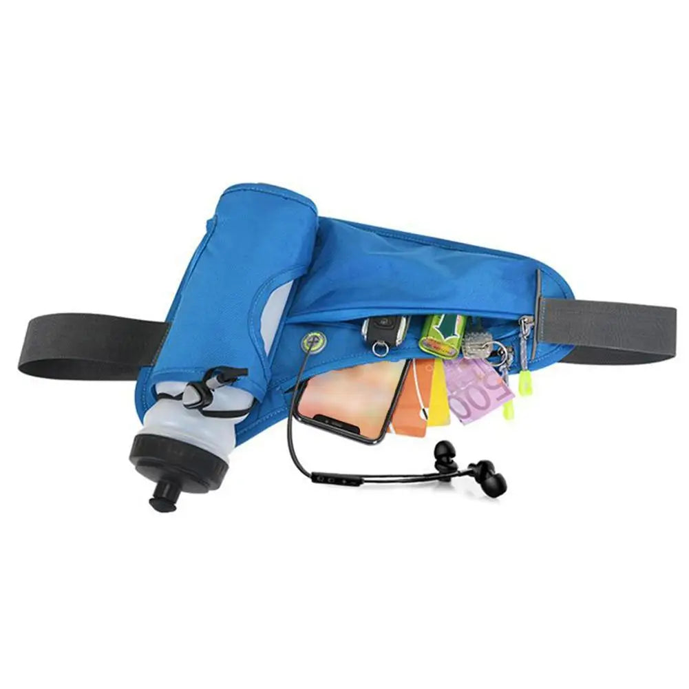 Unisex Running Waist Pack with Water Bottle Holder | Fanny Belt