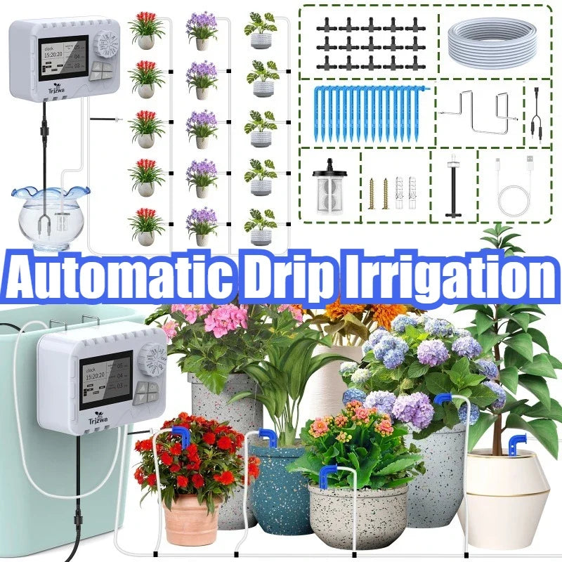 Indoor Automatic Drip Irrigation System – 2200mAh USB Timer