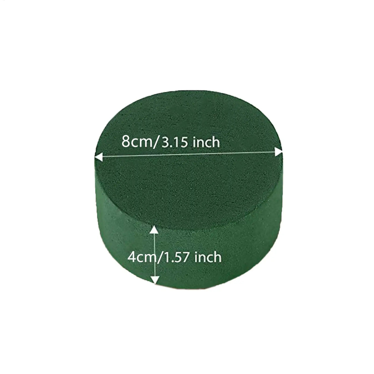 Round Floral Foam Blocks for Flower Arrangements – 6 Pack