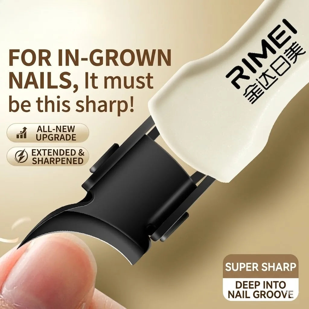 Extended Oblique Toenail Clipper – Stainless Steel Trimmer