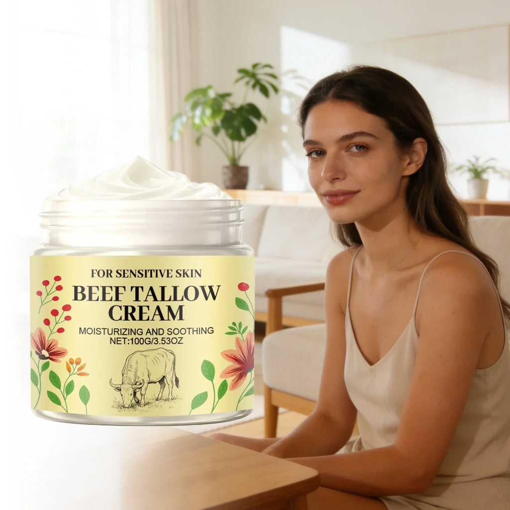 Beef Tallow Body Cream – Deep Moisturizing Skin Balm 100g