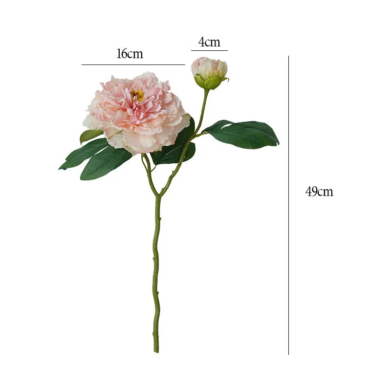 Peony Simulation Flowers Home Living Room Artificial Flower