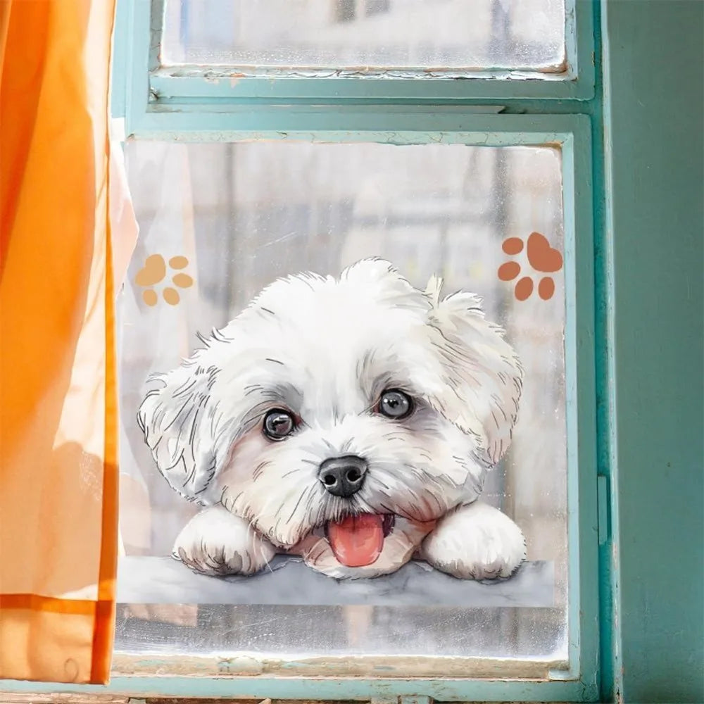 Dog Rub-On Transfer Decals for Furniture & Crafts – 3 Pcs
