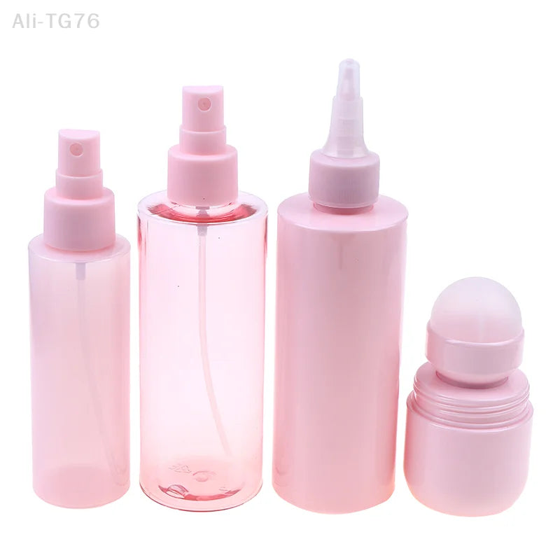 Pink Refillable Roll-On Bottle for Oils, Perfume & Skincare