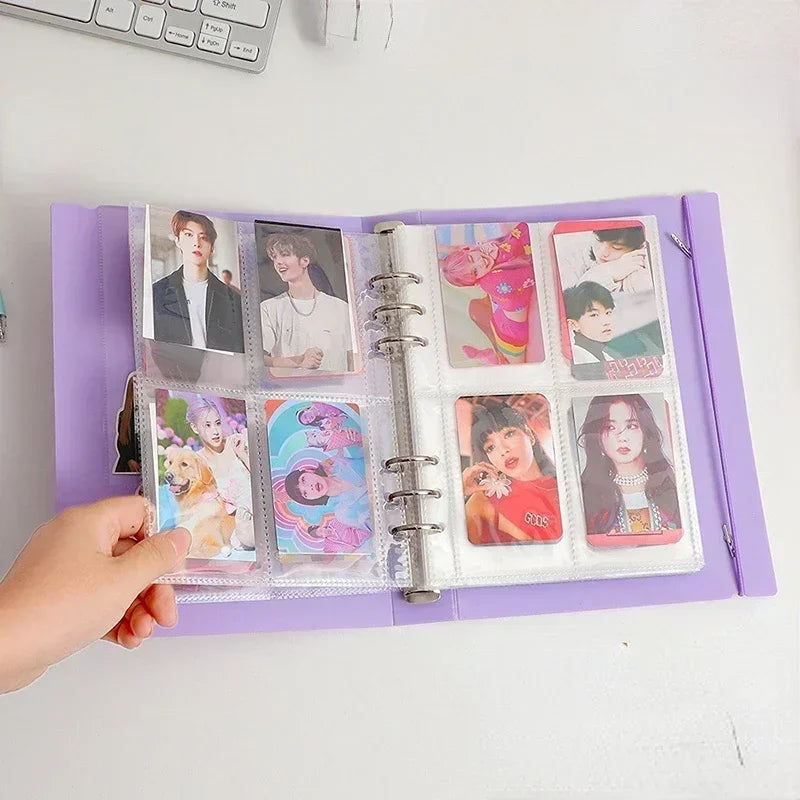 A5 Kpop Photocard Binder Album | Heart Design | 32 Photos