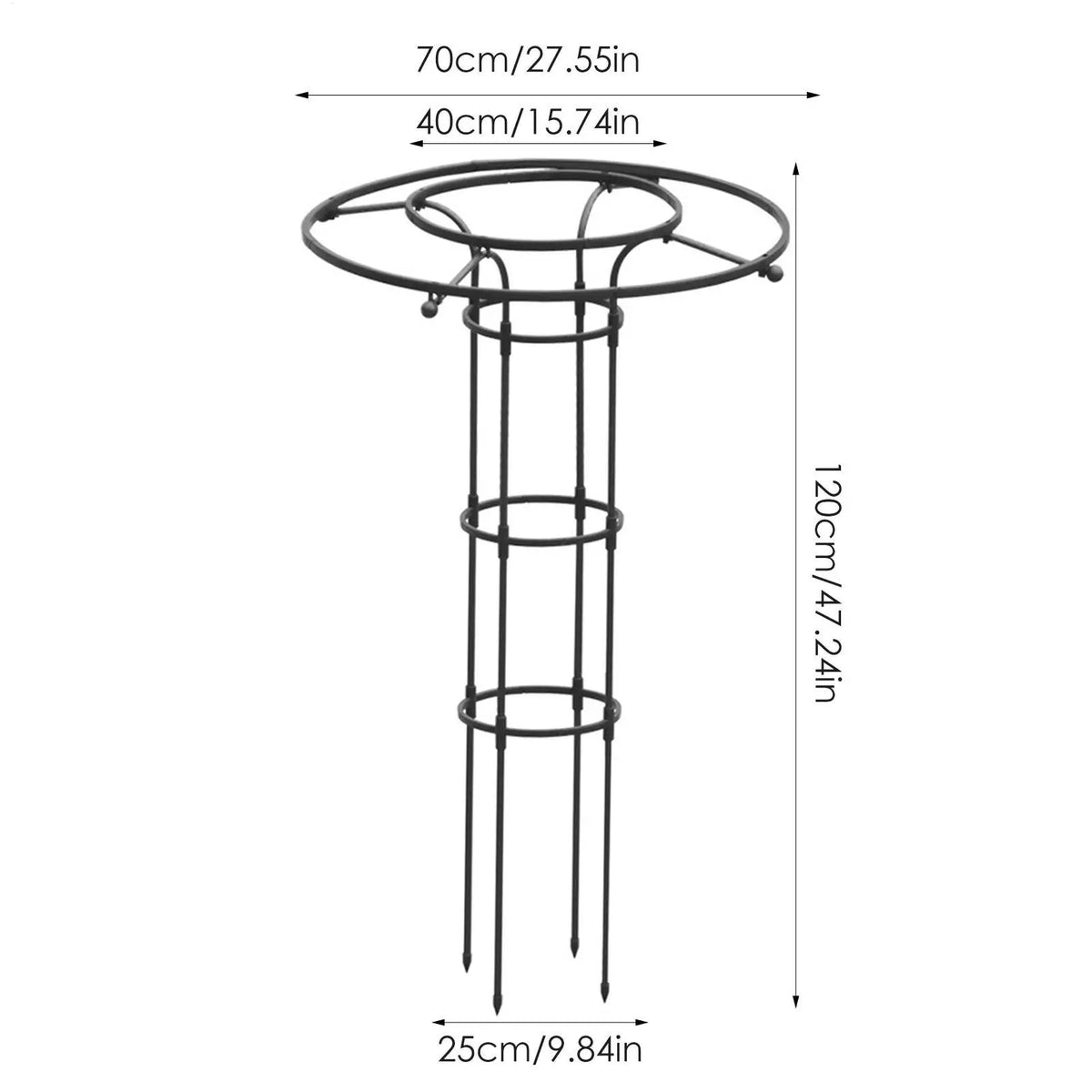 Umbrella Tower Garden Trellis for Climbing Plants | 5 Sizes